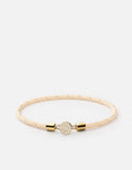 Nexus Rope Bracelet, 14k Gold Pavé