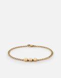 Type Chain Bracelet, Gold Vermeil