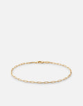 2.5mm Volt Link Cable Chain Bracelet, 14k Gold