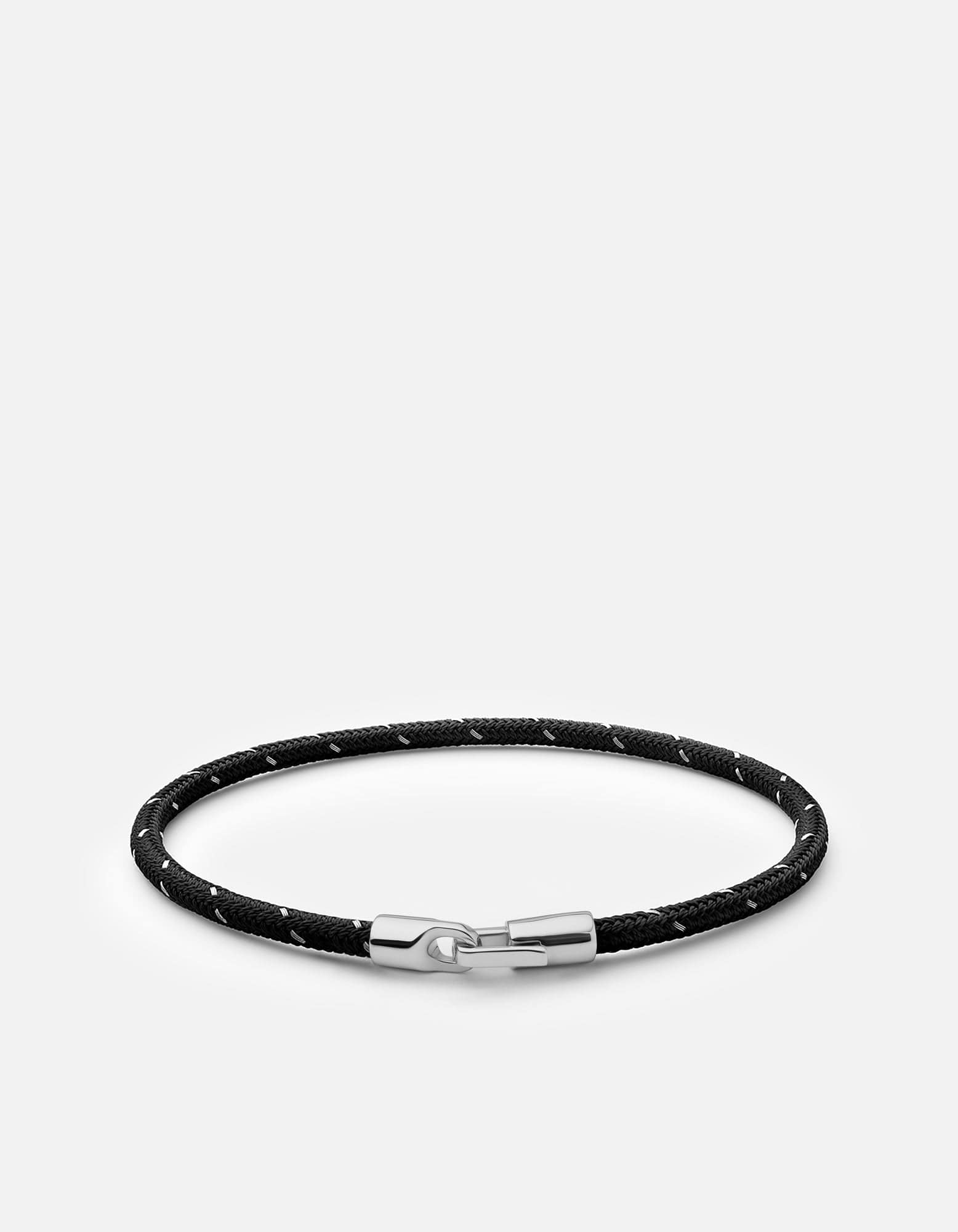 Cruz Rope Bracelet, Sterling Silver