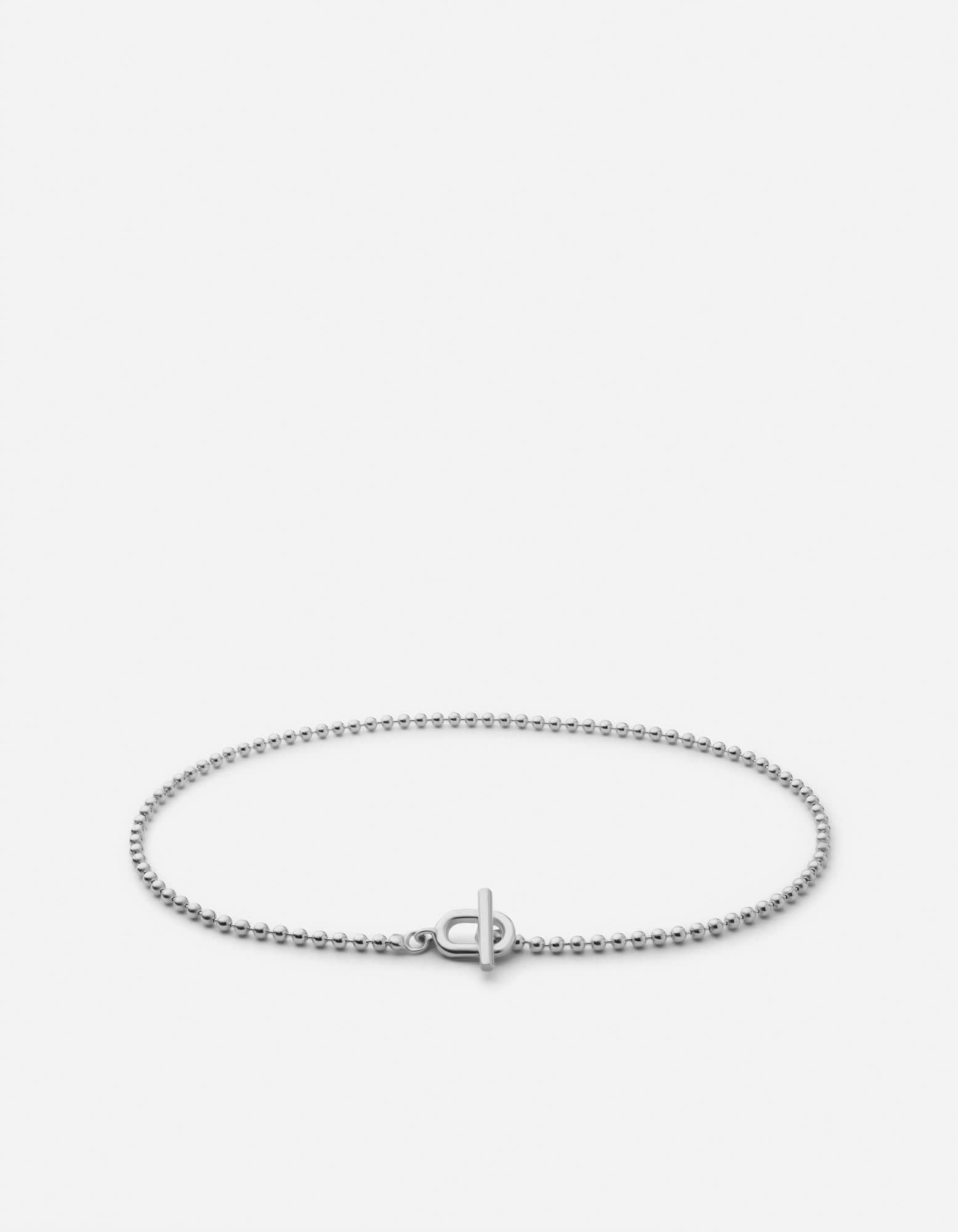 Orb 1.5mm Chain Bracelet, Sterling Silver