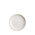 Seed Stitch Etched Salad Plate in Opaque White