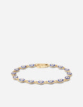 Blue Eye Bracelet, Gold Vermeil/Blue