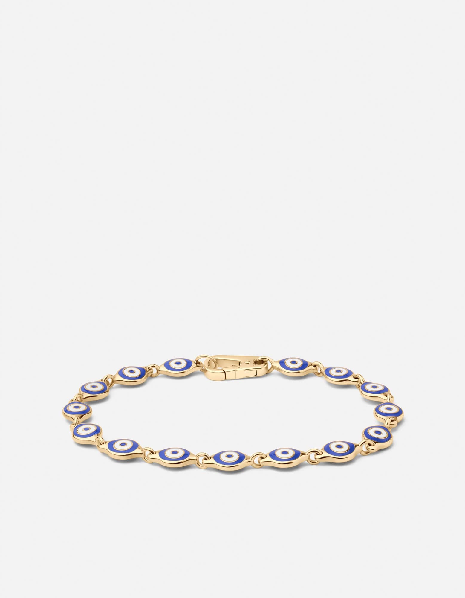 Blue Eye Bracelet, Gold Vermeil/Blue