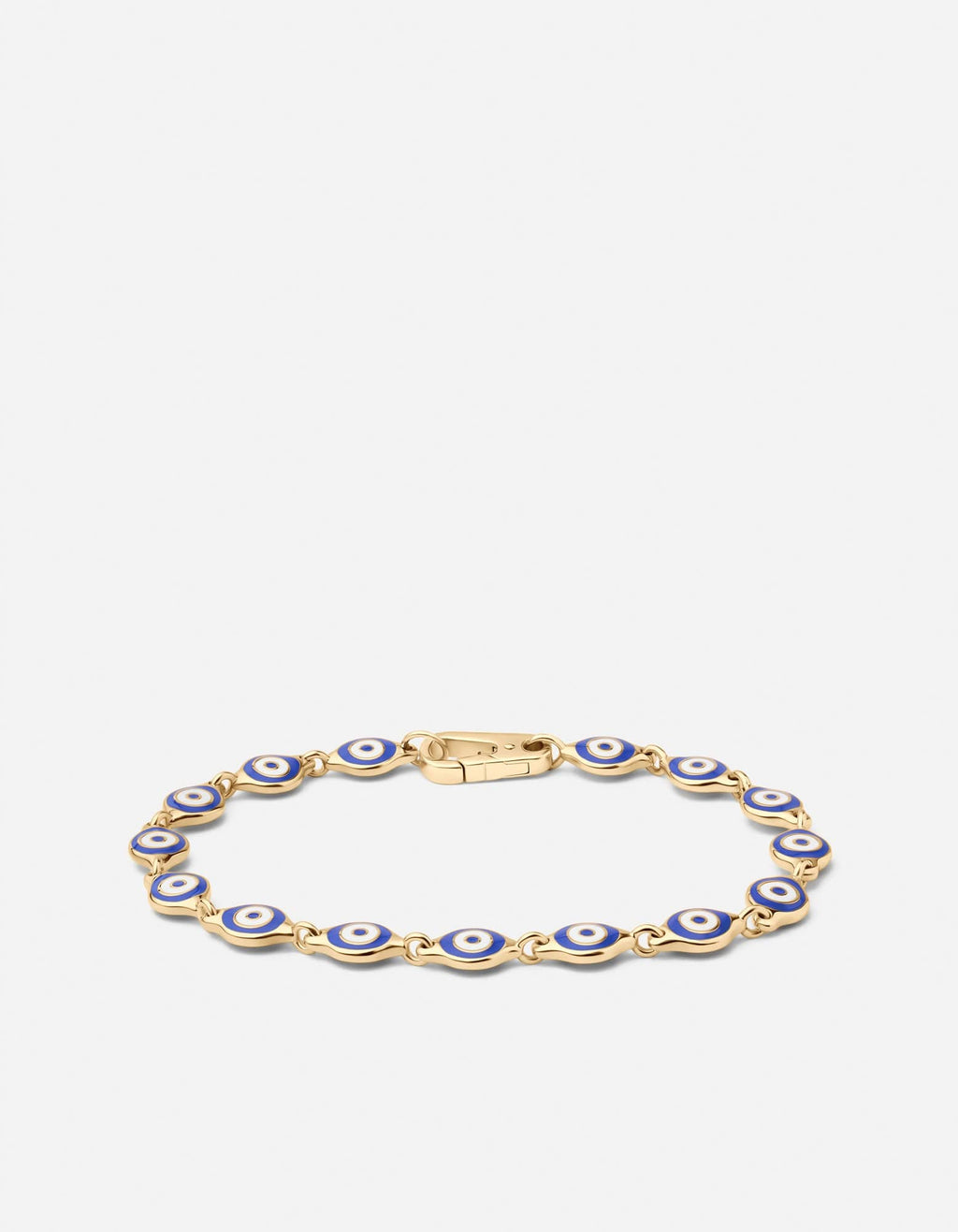 Blue Eye Bracelet, Gold Vermeil/Blue