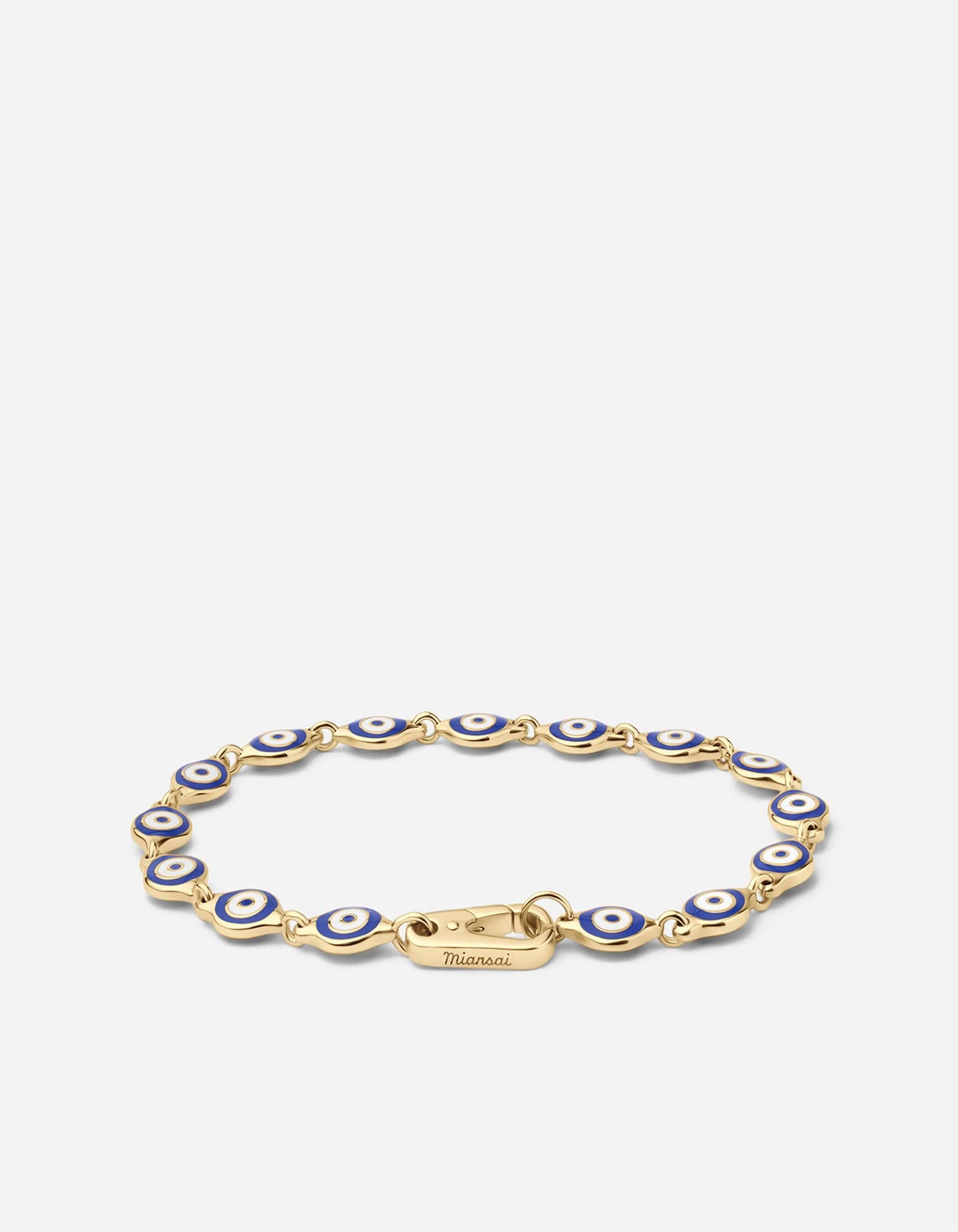 Blue Eye Bracelet, Gold Vermeil/Blue