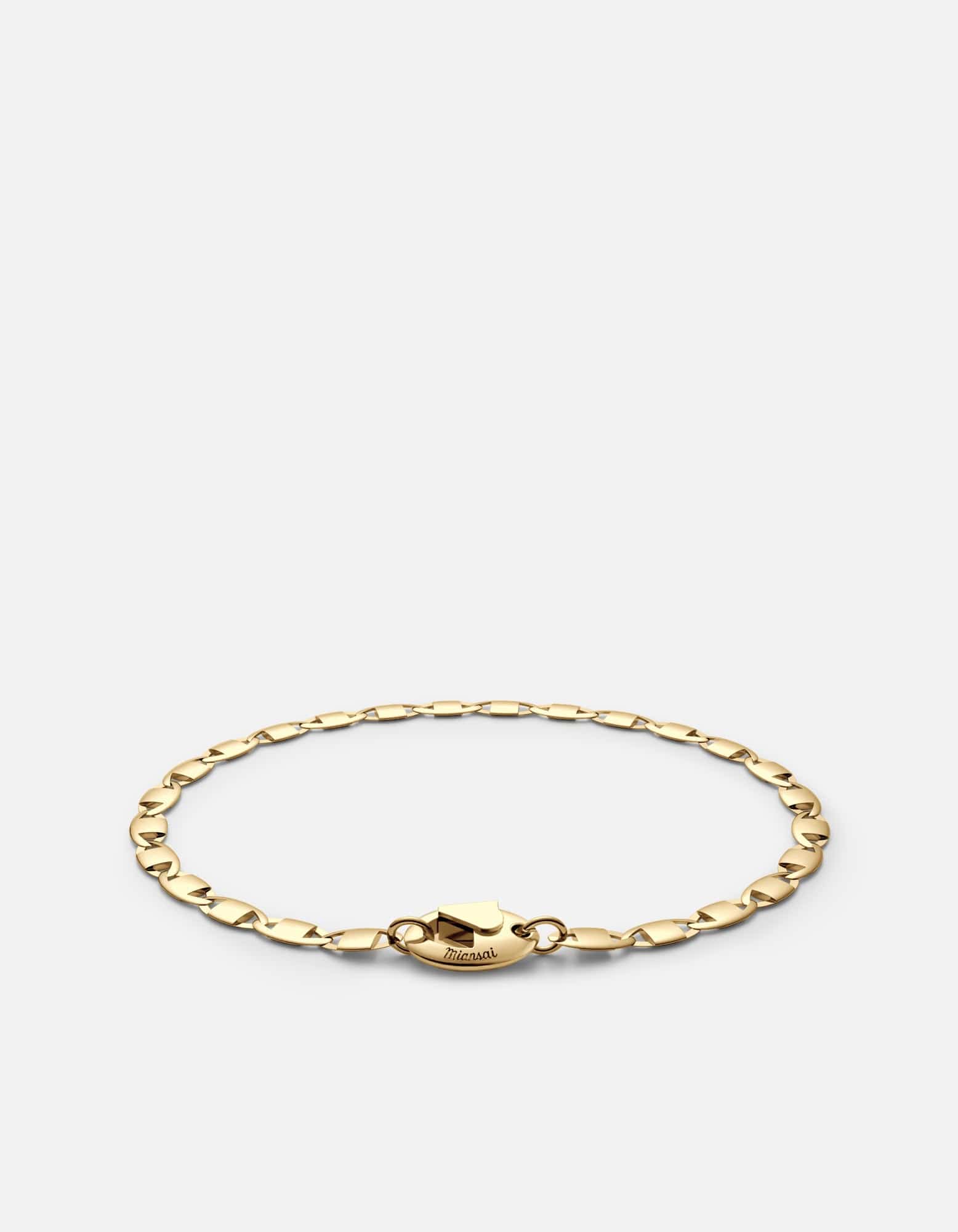 Vesper Chain Bracelet, Gold Vermeil