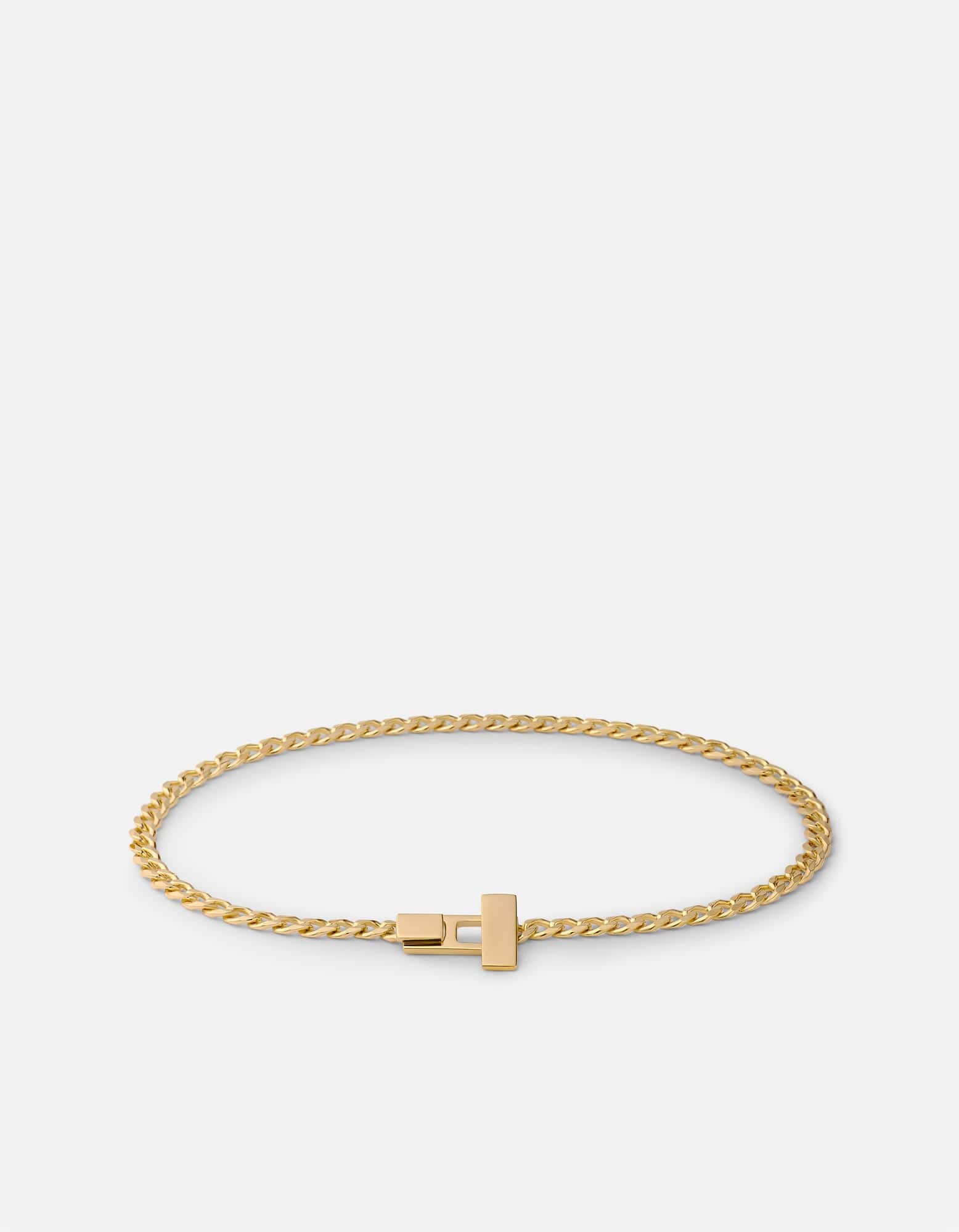 Bode Chain Bracelet, Gold Vermeil