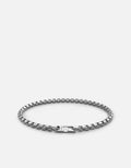 Annex Venetian Chain Bracelet, Polished Silver