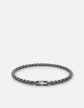Annex Venetian Chain Bracelet, Oxidized Silver