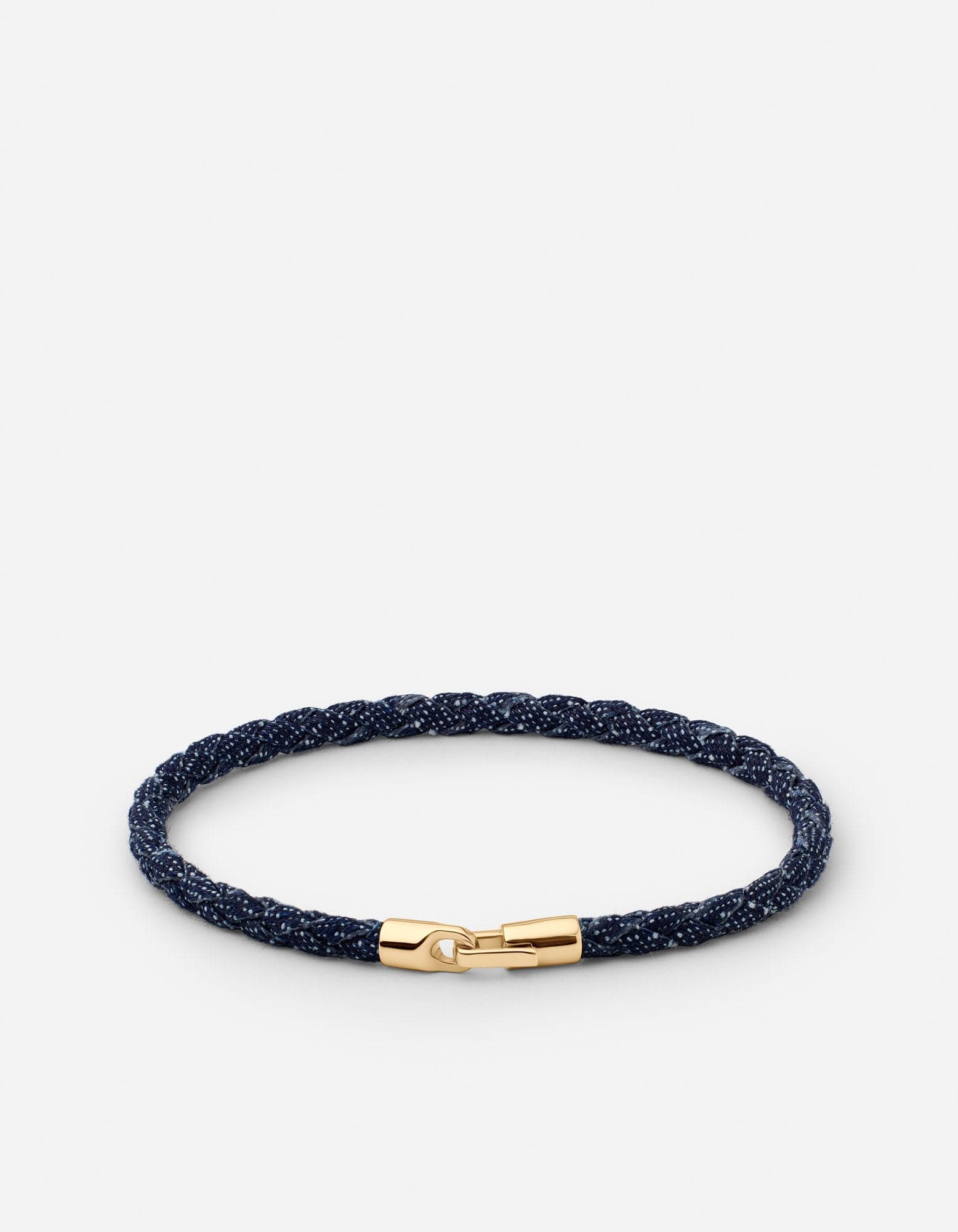 Cruz Denim Bracelet, Gold Vermeil