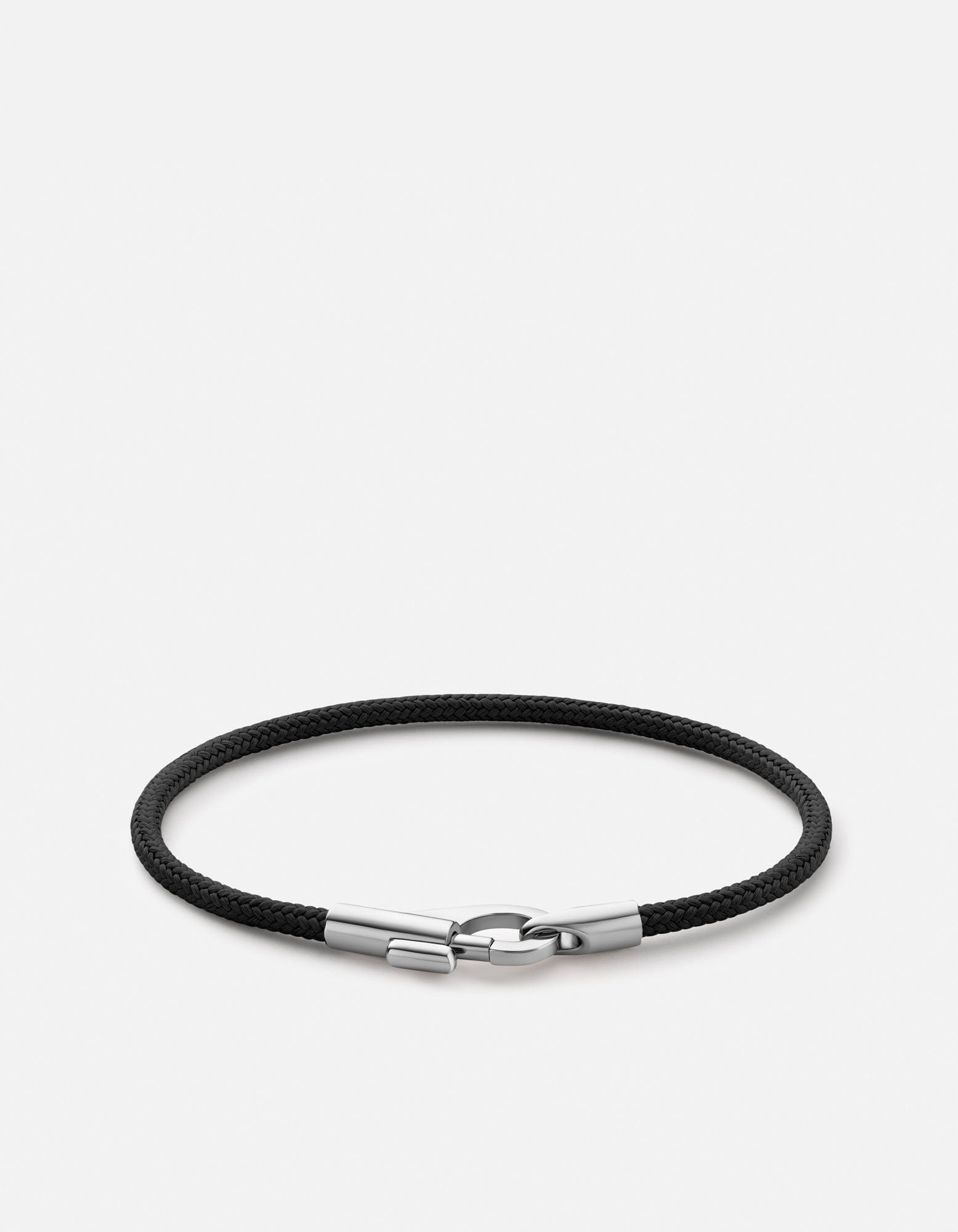 Snap Rope Bracelet, Sterling Silver
