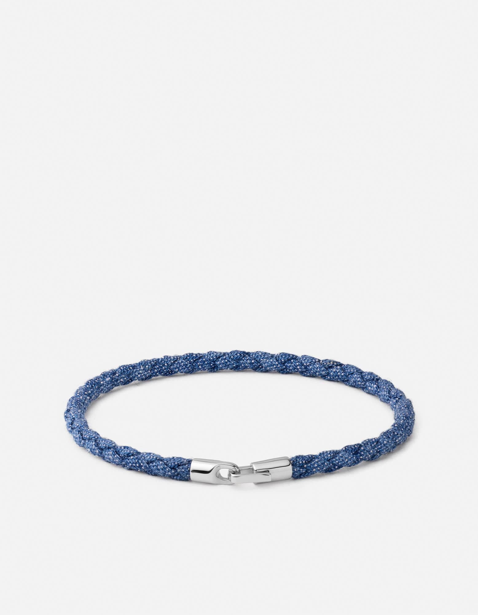 Cruz Denim Bracelet, Sterling Silver
