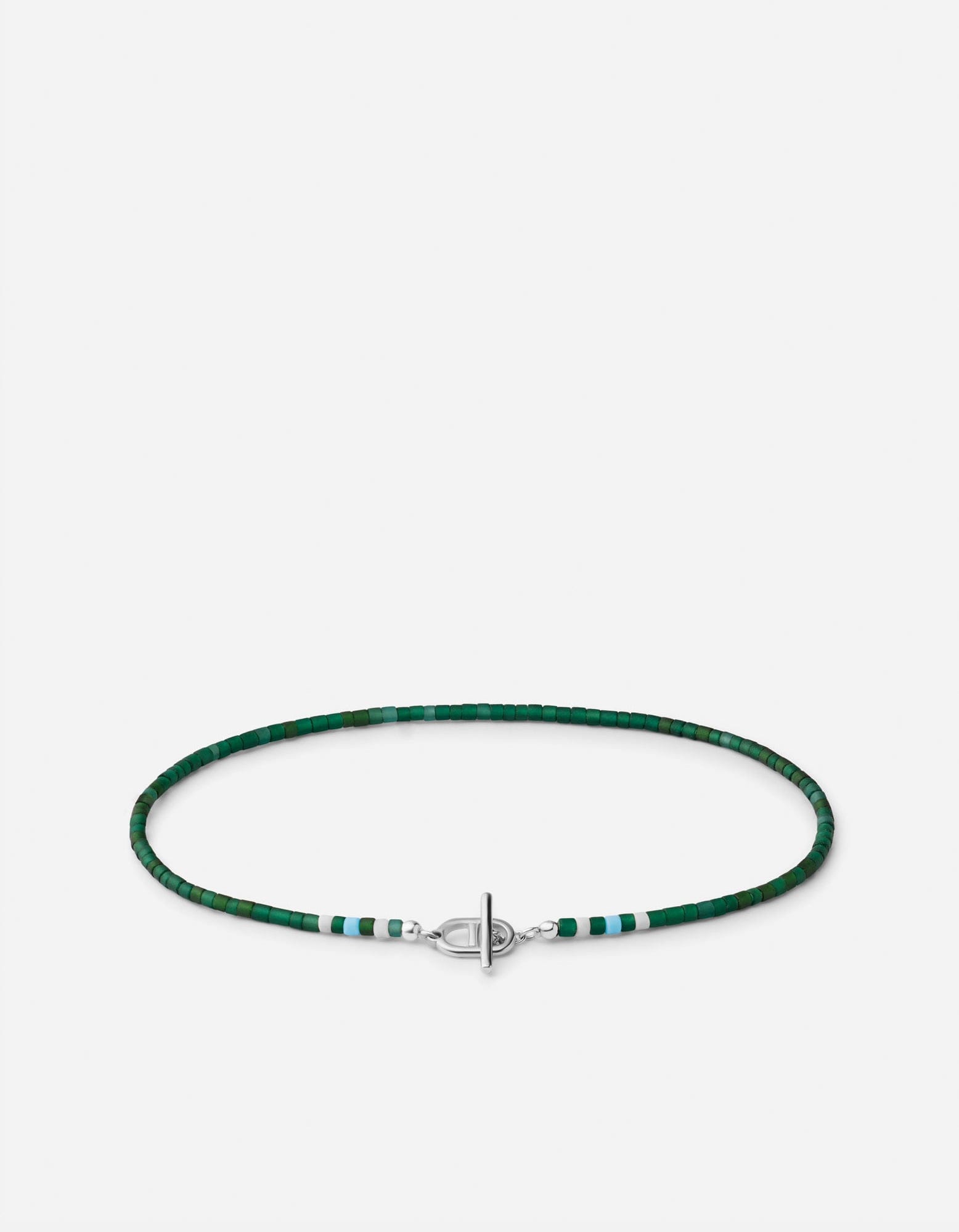 Avi Bracelet, Sterling Silver / Green
