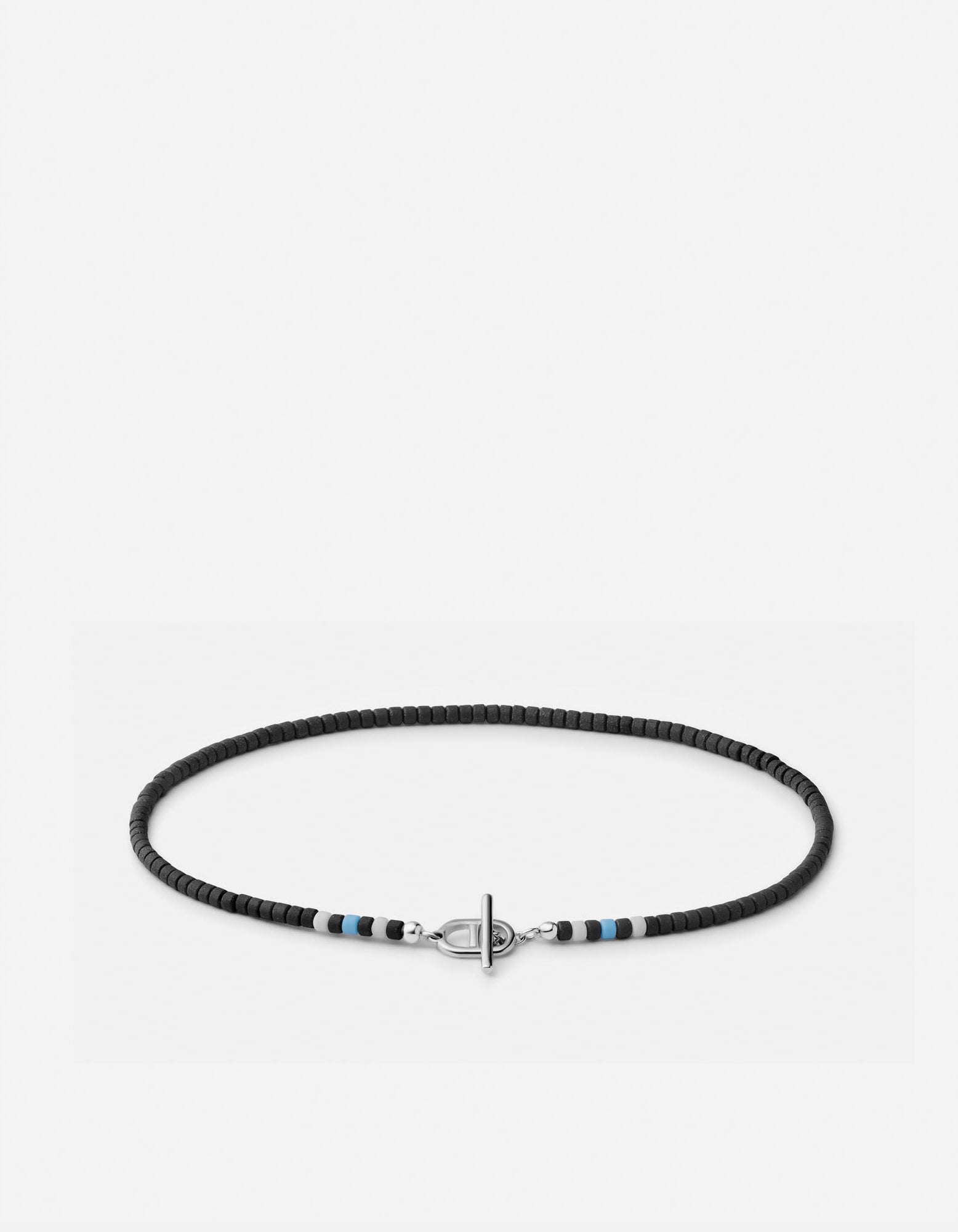 Avi Bracelet, Sterling Silver / Black