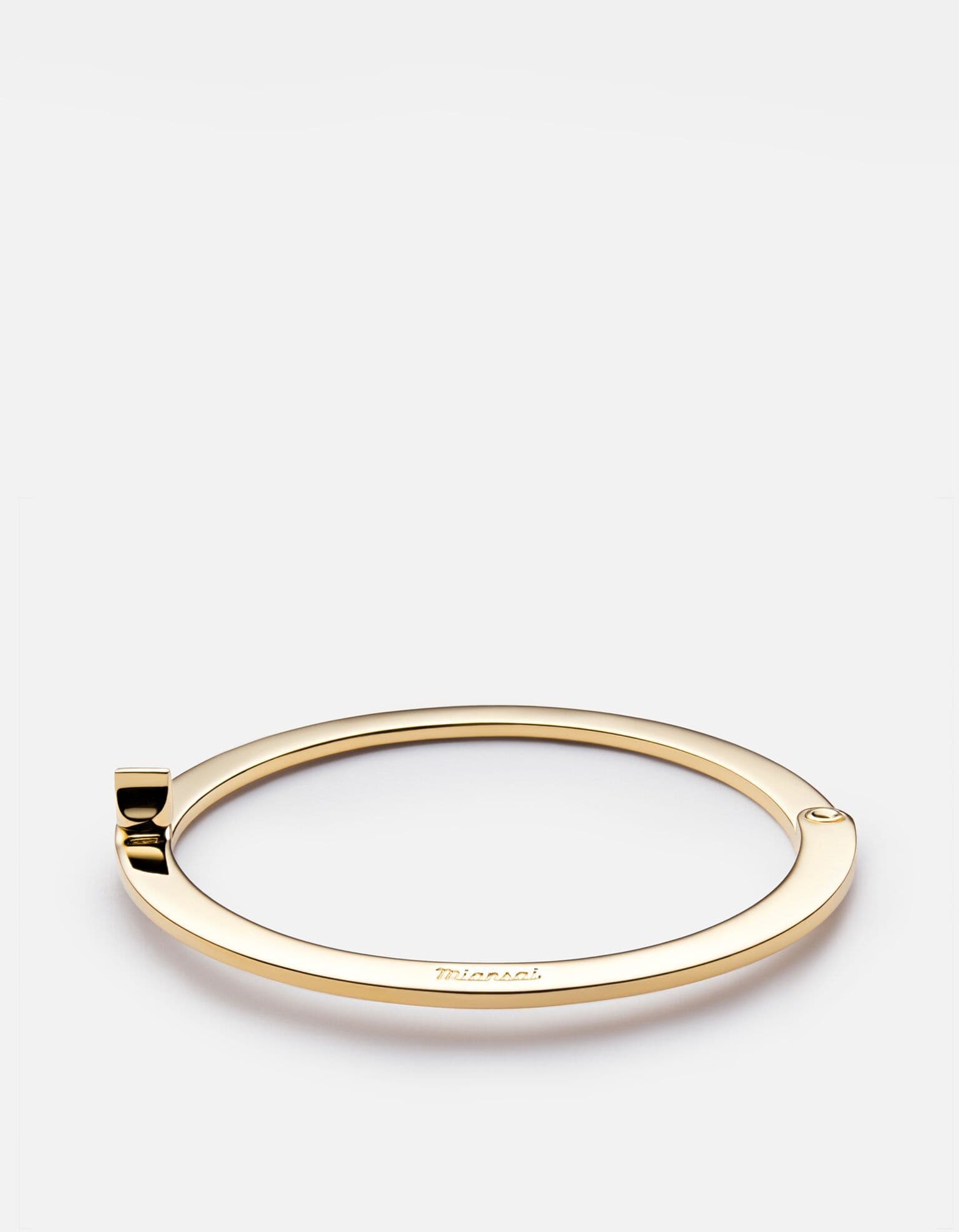 Washer Cuff, Gold Plated
