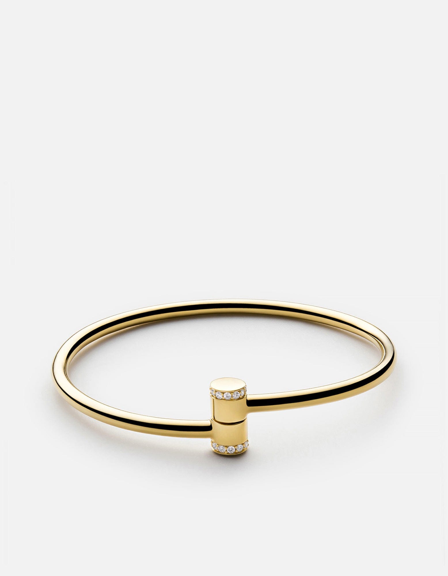 Pillar Cuff, Gold Vermeil/Sapphire