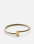 Pillar Cuff, 14k Gold Pavé