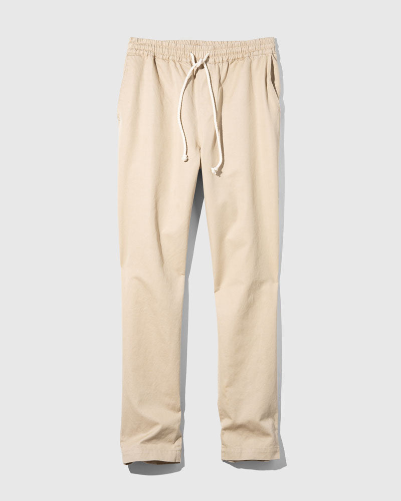 Natural Canvas Pull-On Chino