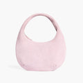 Mini Crescent | Pink Suede