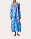 Fiore Cotton Pleated Maxi Dress