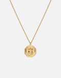 Faceless King Necklace, Gold Vermeil