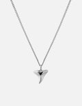 Shark Tooth Necklace, Sterling Silver
