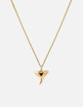 Shark Tooth Necklace, Gold Vermeil