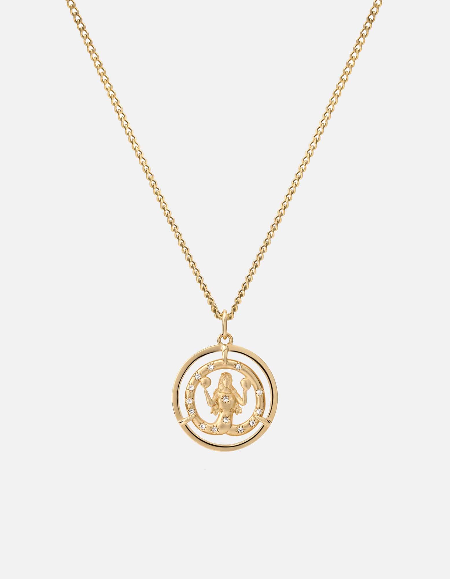 Eternita Necklace, Gold Vermeil/Sapphire