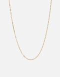 2.5mm Volt Link Cable Chain Necklace, Gold Vermeil