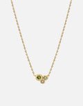 Ora Necklace, 14k Gold Pavé/Quartz