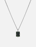 Lennox Agate Necklace, Sterling Silver