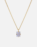 Lennox Agate Necklace, Gold Vermeil
