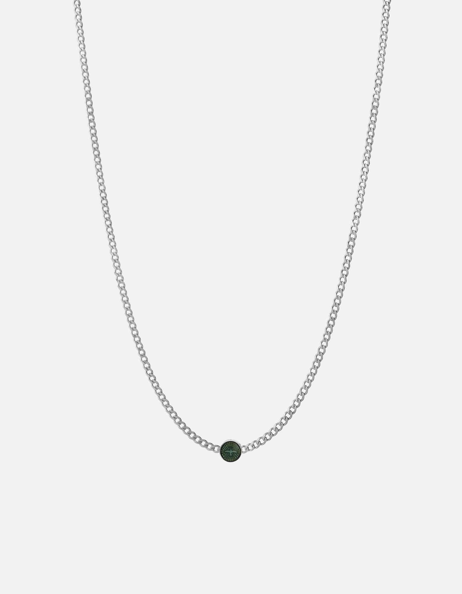 Dove Type Chain Necklace, Sterling Silver