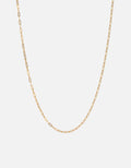 2.5mm Volt Link Cable Chain Necklace, 14k Gold