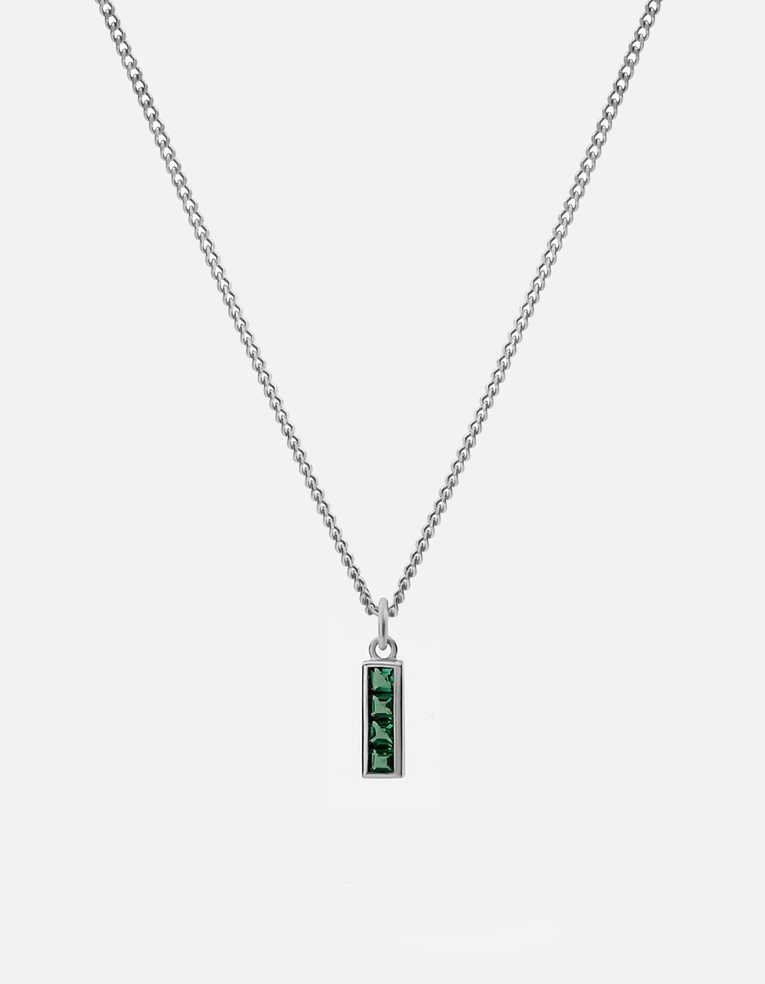 Totem Quartz Necklace, Sterling Silver