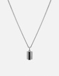 Vertigo Onyx Necklace, Sterling Silver