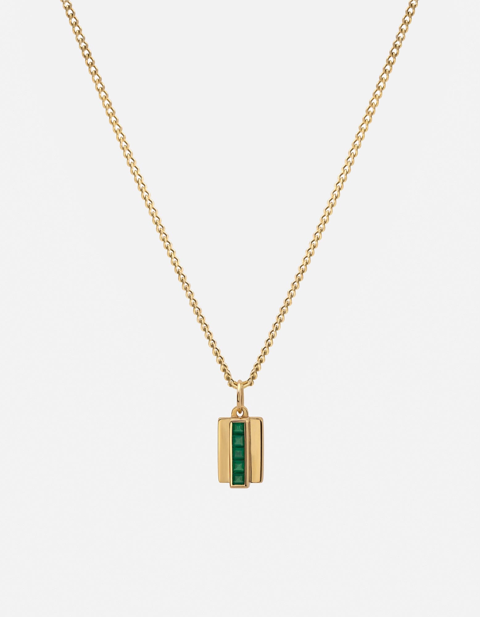 Vertigo Agate Necklace, Gold Vermeil