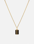 Paolo Onyx Necklace, Gold Vermeil