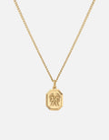 Gemini Nyle Necklace, Gold Vermeil