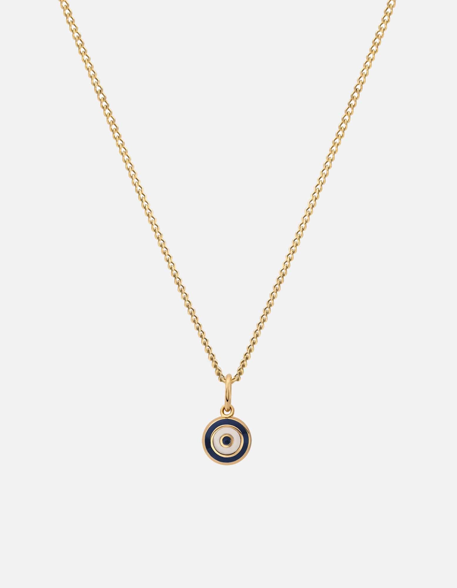Ojos Necklace, Gold Vermeil/Blue