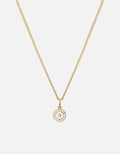 Ojos Necklace, Gold Vermeil/Linen