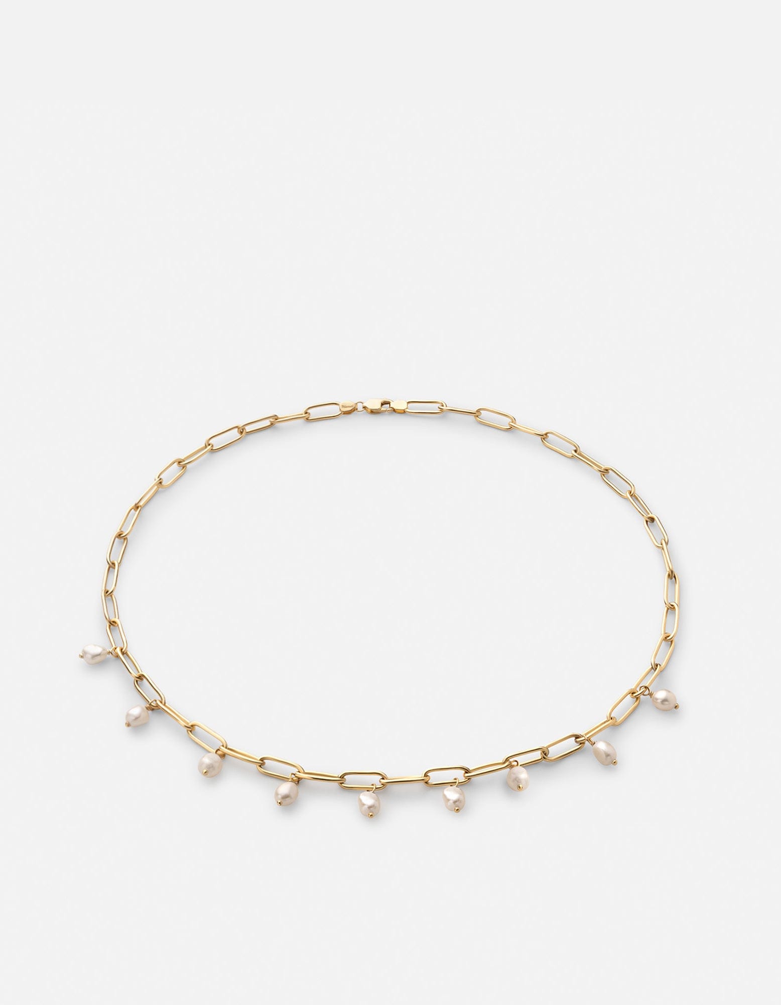 Sania Pearl Choker, Gold Vermeil