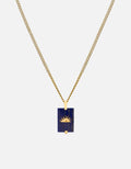 Sol Lapis Necklace, Gold Vermeil