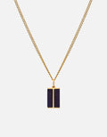 Duo Lapis Necklace, Gold Vermeil