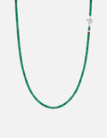 Zane Agate Necklace, Sterling Silver