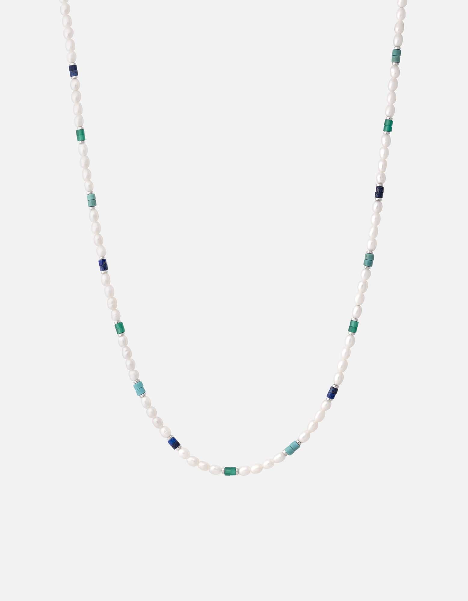 Ravi Pearl Necklace, Sterling Silver