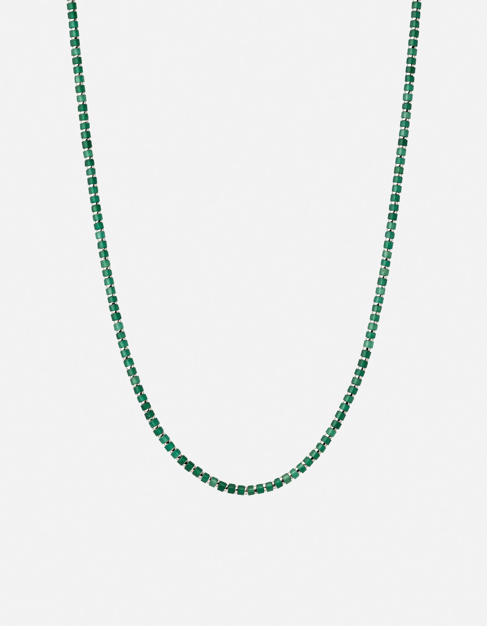 Kato Agate Necklace, Sterling Silver
