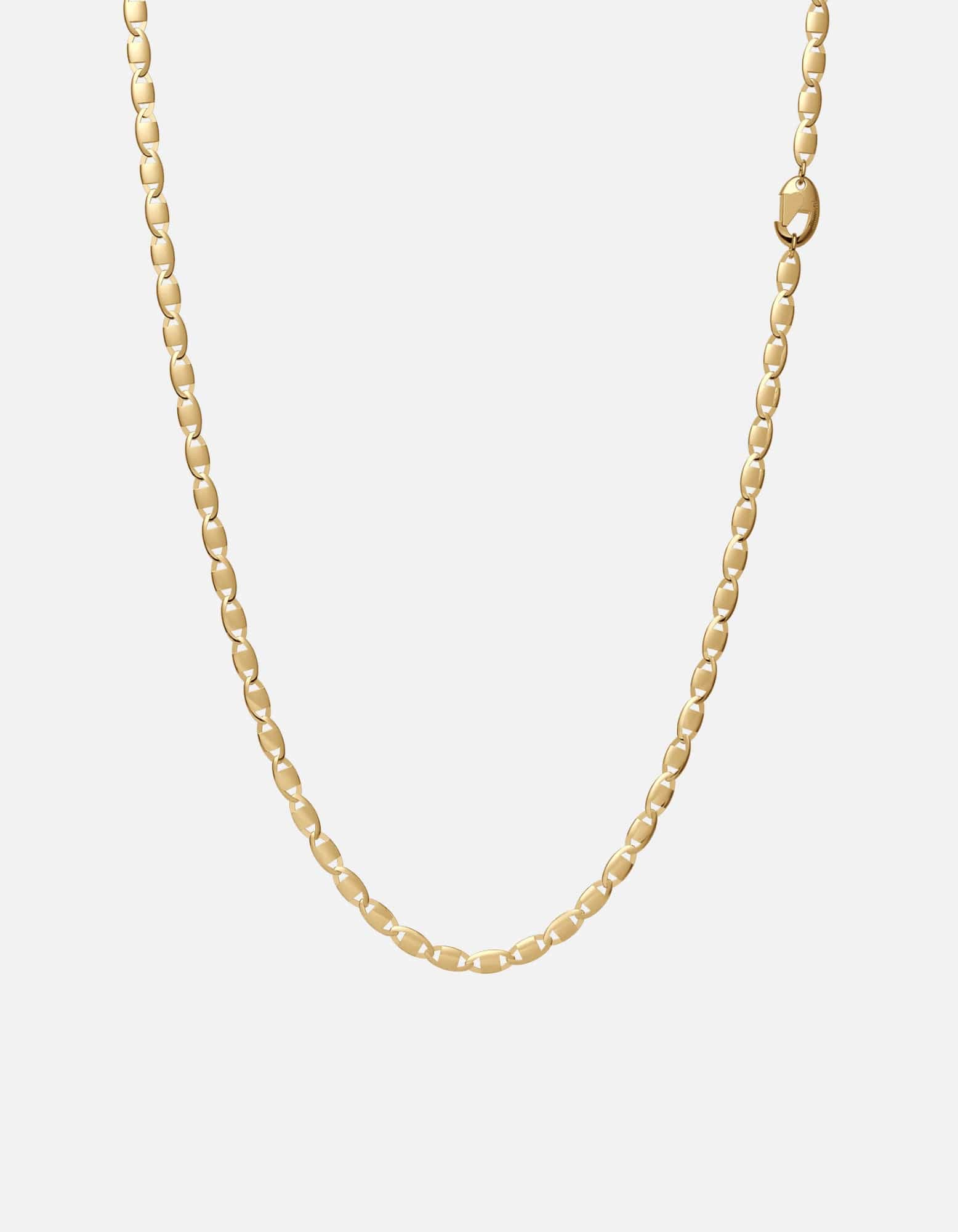 Vesper Chain Necklace, Gold Vermeil
