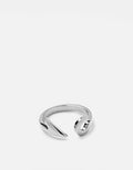 Hook Ring, Sterling Silver